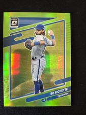 2021 Panini Donruss Optic - Bo Bichette #170 Lime Green Prizm