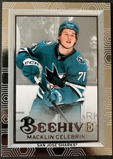 2024-25 Upper Deck Extended Series Beehive Macklin Celebrini #BH-24 Sharks