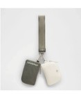 AUTHENTIC Lululemon Dual Pouch Wristlet Wallet Grey Sage GRSG/LTIV/GOLD $48 — photo 5