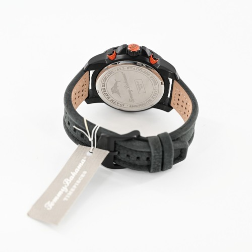 TOMMY BAHAMA TB00103-01 Chronograph Black Leather Strap Men's Watch (FPP007571) - Picture 6 of 9