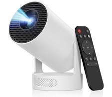 Mini Proiettore 4K Smart Portatile WiFi Bluetooth Auto Keystone 180° HDMI USB