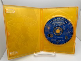 SEGA DREAMCAST SONIC SHUFFLE GAME TESTED WORKS + BONUS CUSTOM FIRE ORANGE CASE
