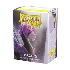 Dragon Shield Matte Dual Sleeves Standard Size Orchid 100 Sleeves AT-15041