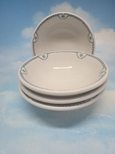 4 cuencos Jackson China P-129 ARTES Y MANUALIDADES 6" MISIÓN azul y blanco - Imagen 4 de 4