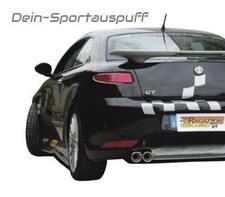 Ragazzon Komplettanlage ab Kat Alfa Romeo GT 3.2l GTA 2x80mm gerollt versetzt