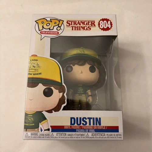 Funko Pop! Television Stranger Things 804 Dustin Vinyl Figure New