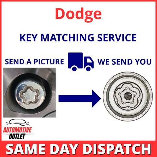 MATCHING SERVICE SECURITY MASTER LOCKING LOCK WHEEL NUT KEY BOLT UK FOR DODGE