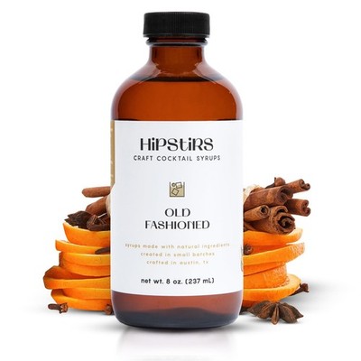 8 Fl Oz Old Fashioned Artisan Cocktail Syrup Mix Real Blood Orange Bitters