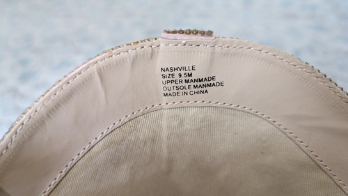 Woman's 9.5 Matisse Anthropologie Nashville Rhinestone Glam Cowgirl Boots - Picture 11 of 11