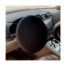 Car Steering Wheel Sun Shade Cover, Anti Heat Vehicle Steering Wheel Black