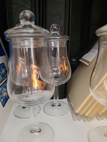 4 nosing gläser Mundgeblasen Kelch mit Deckel Whiskey Cognac Rum Likör Calvados - Bild 2 von 6