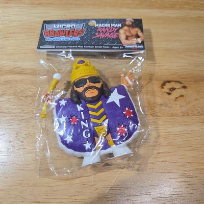 Macho King Randy Savage Micro Brawlers Pro Wrestling Crate Exclusive Figure, Man