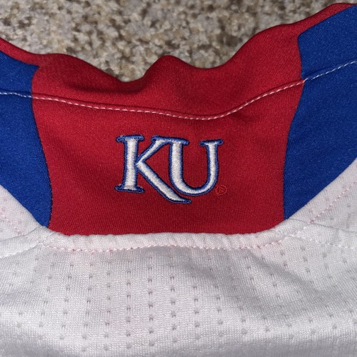 Adidas Kansas Jayhawks Basketball Jersey Youth Large #15 White - Picture 11 of 11