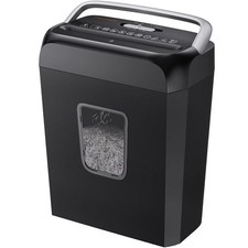Bonsaii C237-B 6 Sheet Cross Cut Paper Shredder - Free Shipping