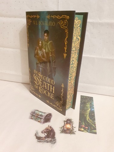 Illumicrate Der zweite Tod von Locke von V L Bovalino Fairyloot Lesezeichen Aufkleber