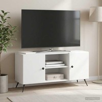 Tv-Schr?Nk Wei? 102 X 34,5 X 50 Cm Holzwerkstoff