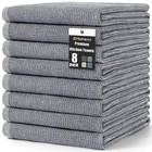 Premium Kitchen Towels(18”x 28”, 8 Pack), Large Cotton Kitchen Hand Towels, F...
