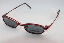 NEW EASYTWIST CT179 RED POLARIZED EYEGLASSES SUNGLASSES W/CLIP ON 47-17