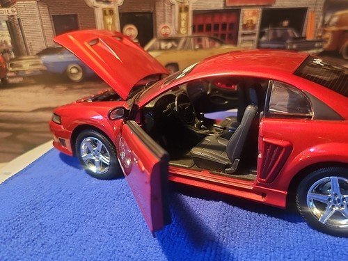VINTAGE ERTL AMERICAN MUSCLE 2 Fast 2 Furious 03 Saleen Mustang Red NICE CAR π - Picture 16 of 24