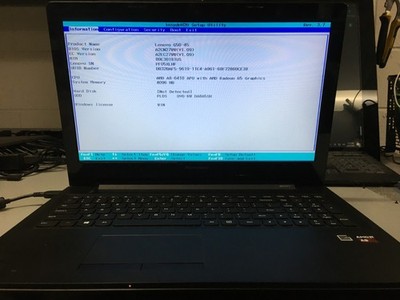 Lenovo G50-45 15.6'' AMD A8-6410@2.0GHz 4GB RAM NO HD/OS *BIOS/No battery* LP417