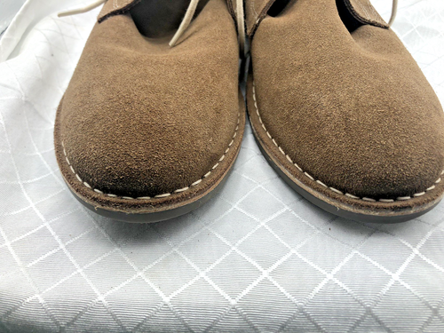 Crown Vintage Casper Chukka Stiefel Herren Größe 11 Taupe Wildleder Schnürung Hergestellt in Indien - Bild 3 von 7