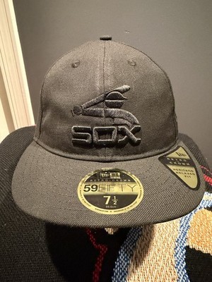 New Era 59FIFTY Sample Chicago White Sox Retro Crown Black Fitted 7 1/2 Hat