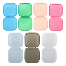 7 PCS Retainer Box Case Denture Breathable Container for False Tooth