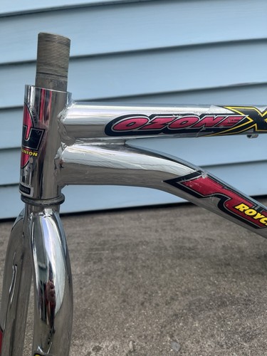 ROYCE UNION T-18 Ozone X Freestyle BMX BIKE Bicycle FS SST Chrome Frame Dia Old - Picture 13 of 22