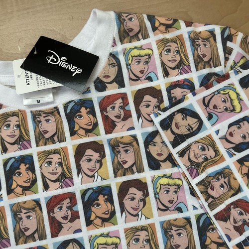 Disney Princess T-shirt Kids Girls Short Sleeve M