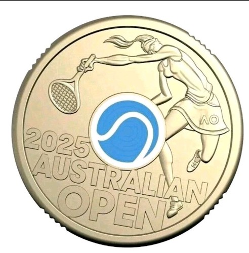 2025 $2 Australian Open Tennis Women's Two dollar Circulated Coin x 1 - Picture 4 of 4