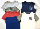 GAP Kids Boys T-shirt Lot Pocket Tee V Neck Colorblock Camo XXL 13 14 Yrs 4 Tees
