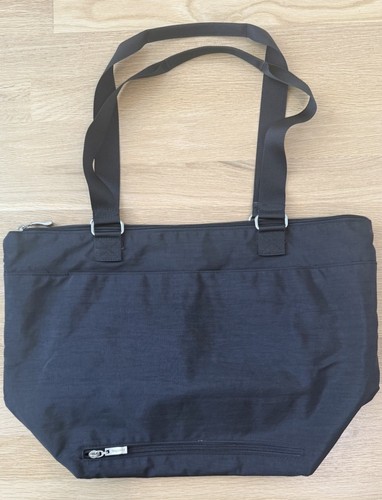 Baggallini | Lightweight Travel Tote | Black Nylon | Front Pockets | Large - Picture 2 of 14