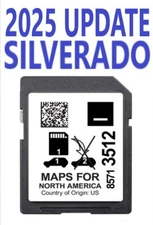 *LATEST UPDATE* NEW 2025 GPS NAVIGATION SD CARD 2019-2022 SILVERADO MODELS