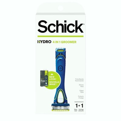 Schick Hydro 5 Men's Razor Body Groomer Beard Trimmer 5 Blade Cartridge Kit