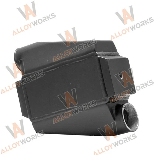 Universal 10"x 11" Aluminum Liquid Water to Air Intercooler 3" Inlet/Outlet US - Foto 9 di 9