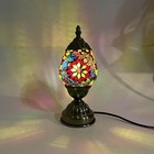 Turkish Moroccan Tiffany Style Handmade Colorful Mosaic Table Desk Bedside Night