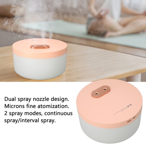 Humidifier For Bedroom Double Spray 1L 50 To 80mL/h Microns Fine Atomization WTD - Picture 3 of 23