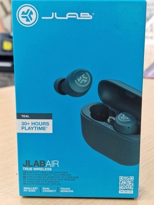 JLAB Air True Wireless Bluetooth Kopfhörer. 30+ Stunden Spielzeit. Teal.