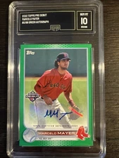 2022 Topps Pro Debut Marcelo Mayer #PD-92 Green Auto /99 (AU, RC) Gem Mint 10