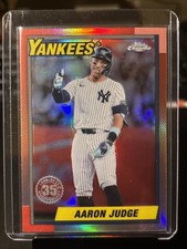 2025 Topps Chrome - 1990 Topps Baseball Aaron Judge #90CB-11