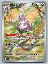 Nidoking 174/165 - Scarlet & Violet: 151 - Illustration Rare - Pokemon TCG