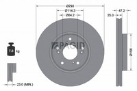 2X Bremsscheibe Pagid 56213NC FüR Honda HR 5 RU RU1 Vtec Dtec RU8