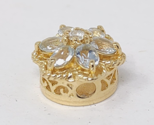 Dije brazalete floral redondo ornamentado Richard Klein KLJCI oro 14K