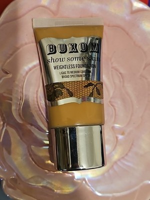 Buxom Show Some Skin Weightless Foundation In Almond The Nude Retired Full Size