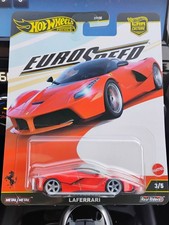 Hot Wheels 1/64 Premium Car Culture "Euro Speed" Ferrari LaFerrari Diecast Car