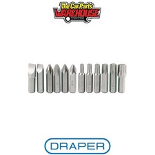 Image of Draper 59001 Impact Screwdriver Bit Set (12 Piece)