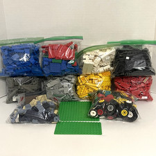 LEGO Bulk Lot Over 4.5 Lbs Mixed Bricks Parts Pieces Tires Accessories
