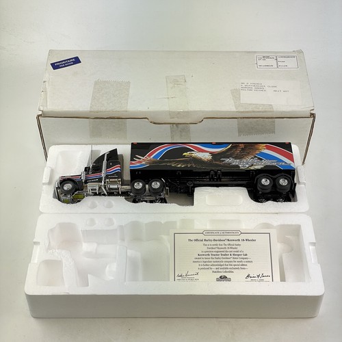 Matchbox Collectibles Official Harley Davidson Kenworth 18 Wheeler