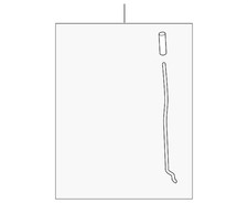 New Genuine BMW Operating Rod Door Front Le (2006-2012) OE 51217059905