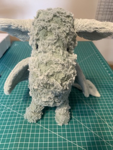 Jellycat Drake Dragon Size Large Sage/mint Green 2021 Retired Clean - Picture 4 of 24
